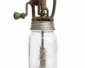 Enterprise Butter Churn with Green Handle
