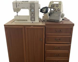 Singer Sewing Machine and Serger with Storage Unit third image