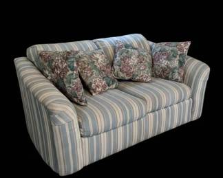 Ethan Allen Floral Upholstered Sofa