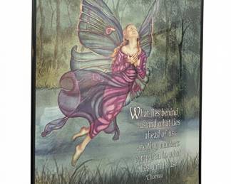 Fairy Art Print with Thoreau Quote