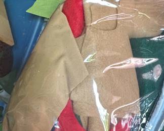 Assorted Fabric Scraps and Textiles fourth image