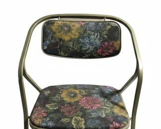 Vintage Samsonite Floral Upholstered Folding Chair second image