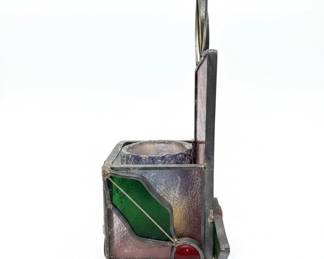 Stained Glass Candle Suncatcher or Ornament second image