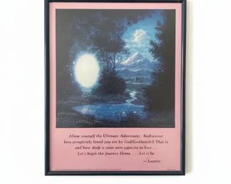 Fairy Art Print with Thoreau Quote second image