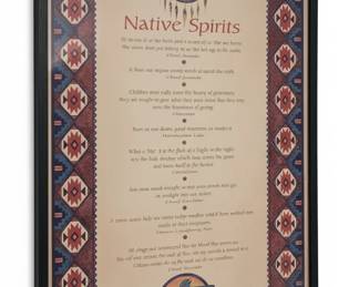 Native Spirits Framed Print