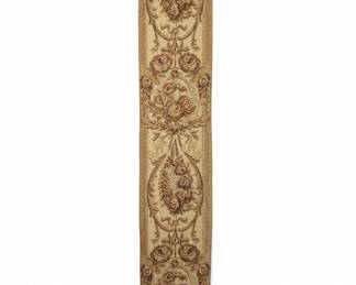 Victorian Style Tapestry Panel with Floral Motif