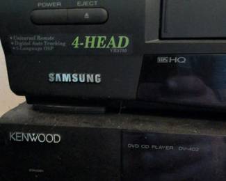 Samsung Head VCR VR and Kenwood DVD CD Player DV second image