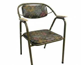 Vintage Samsonite Floral Upholstered Folding Chair