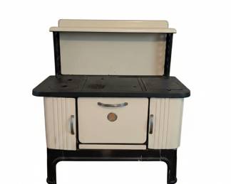 s Estate Wood and Enamel Cookstove