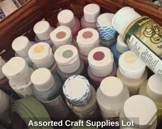 Assorted Craft Supplies Lot