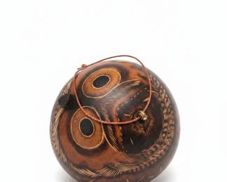Oaxacan Black Pottery Luminaria or Candle Holder second image
