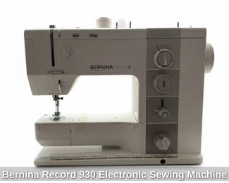 Bernina Record Electronic Sewing Machine