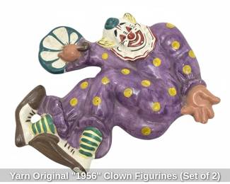 Yarn Original Clown Figurines Set of