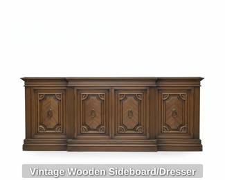 Vintage Wooden Sideboard or Dresser