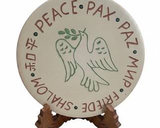 Peace Dove Decorative Plate