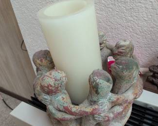 Cherub Circle Candle Holder