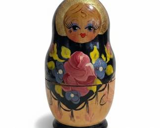 Matryoshka Doll with Floral Design second image