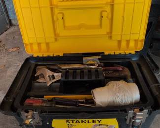Stanley Tool Box with Assorted Tools