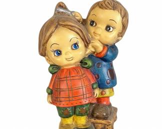 Ceramic Figurine of Two Children