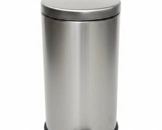 Brushed Stainless Steel Step Trash Can