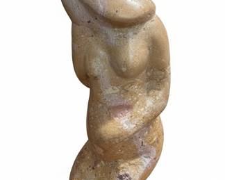 Abstract Stone Sculpture Mother and Child or Fertility Figure