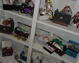 Collectible Radko glass ornaments 