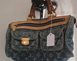 Louis Vuitton Monogram Denim Neo Speedy Handbad