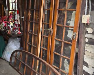 Vintage doors + window from hotel demo in Ireland 