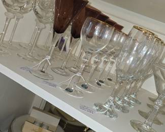 Beautiful stemware 