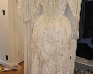 Vintage 1980's wedding dress 