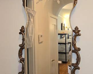 Antique Rococo style mirror 