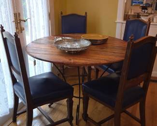 Nice vintage wooden table, antique chairs sold separately 