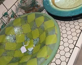 Large Villeroy & Boch glass bowls