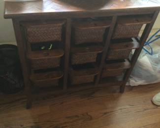 Antique storage unit