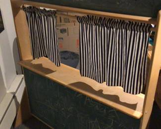 Puppet theatre with puppets