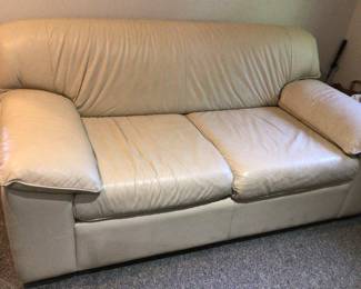 Leather loveseat $150