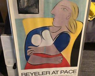 Picasso poster art purchased at Pace gallery in NY $50.