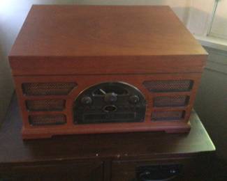 Restoration Hardware record player