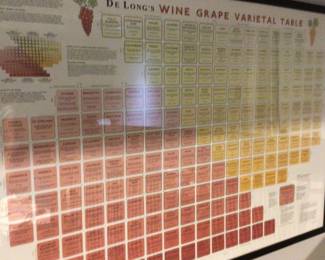 Detailed wine chart $50