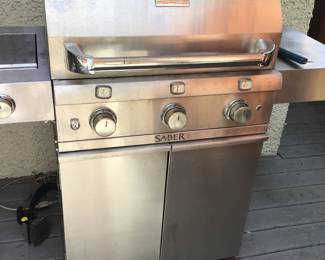 SABER GRILL serial number R 505C 0012. Infrared grill. Selling for $550.