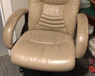 Vintage leather office chair