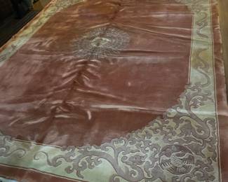 Extra large Chinese wool rug 9x12. $1400. (Purchased $2950)