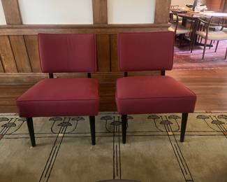Pair of ROOM AND BOARD arm chairs $550 each