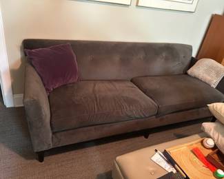 Very cool, sexy eggplant color sofa 950. (2000 new)