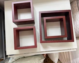 Set of wooden display boxes $5 /set