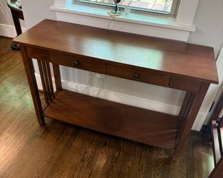 Wood Console Table -$125