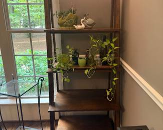 AllModern All Modern Wooden Ladder Bookshelf- $109 -2 available- 29 wide, 21 deep at the bottom