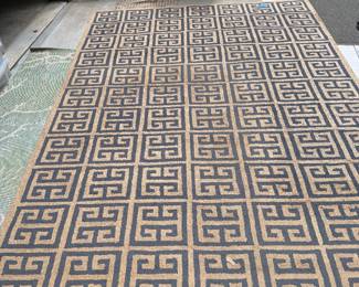 Greek Key Rug/ $50- 132x98