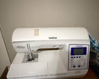 Brother Innovis NX550OPRW - Excellent Condition- Custom Acrylic Stand Included and all Sewing Materials & Cutting Mat $600 for EVERYTHING in next few pics too