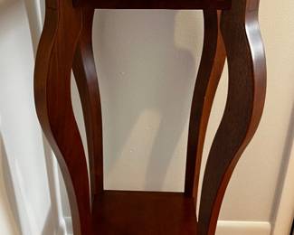 MAHOGANY PLANT STAND TABLE